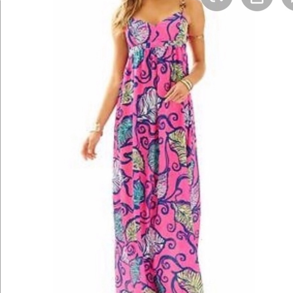 Lilly Pulitzer silk maxi dress